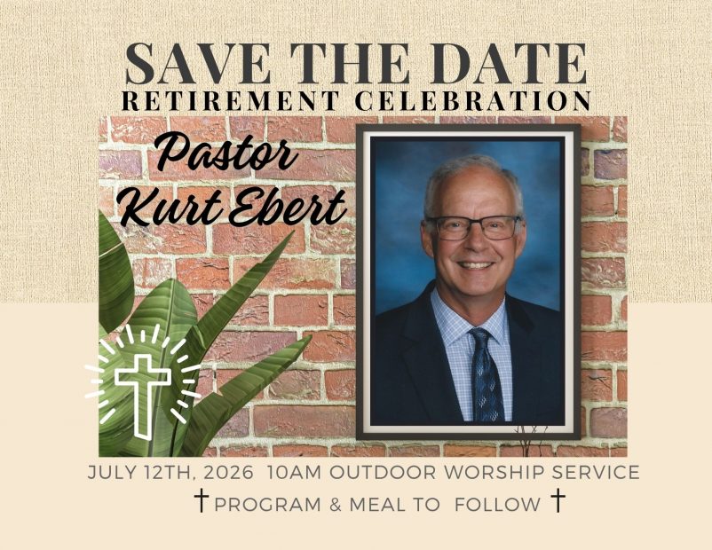 Pastor Ebert Retirement Party